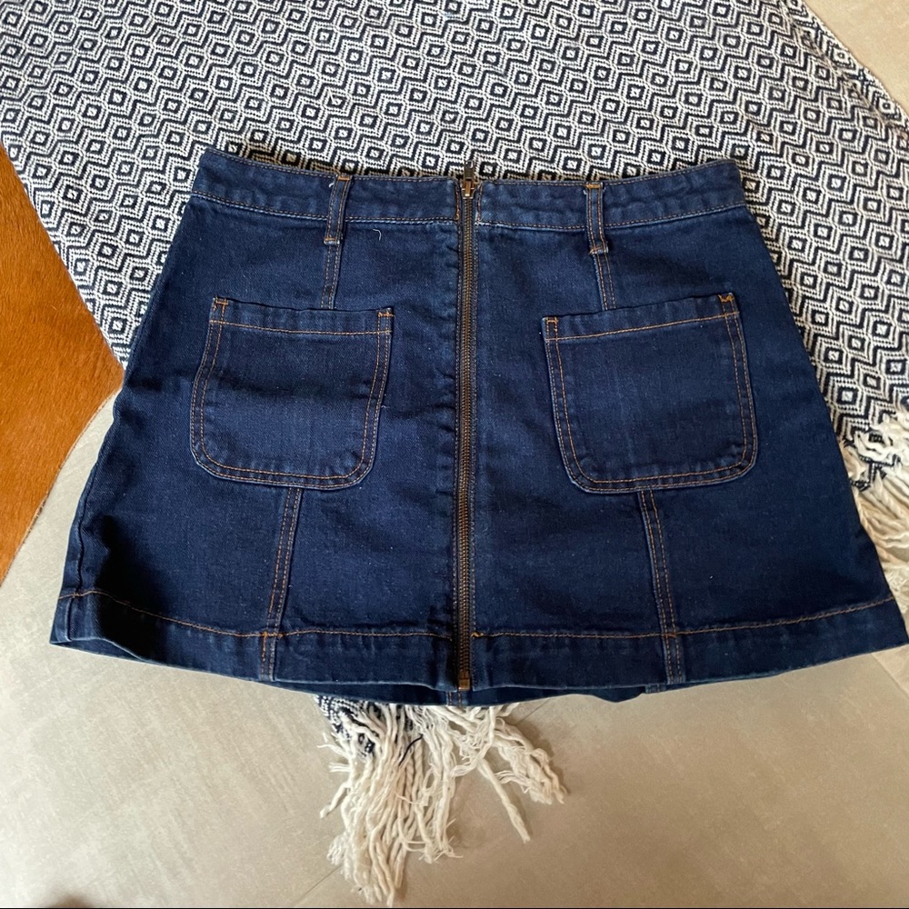 Denim mini skirt 30